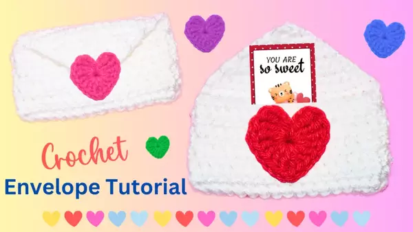 Crochet Envelope Gift Card Holder Tutorial Crochet Envelope Gift Card Holder Tutorial