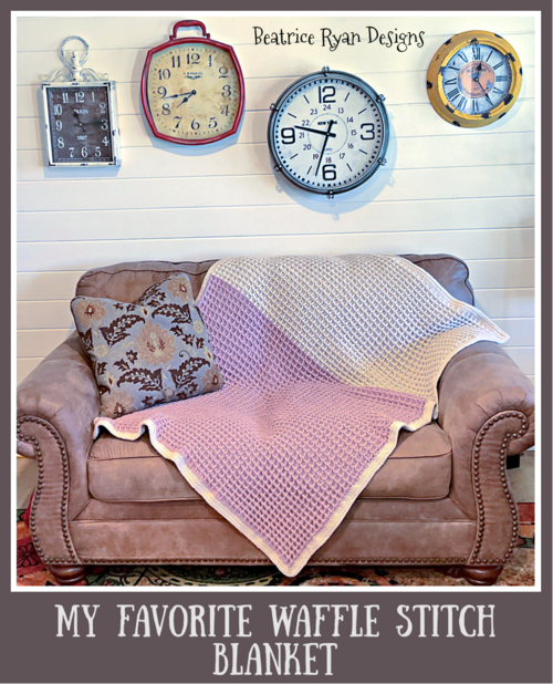 My Favorite Waffle Stitch Blanket My Favorite Waffle Stitch Blanket