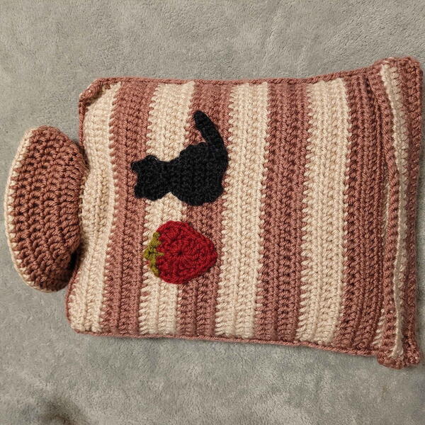 Free Crochet Hot Water Bottle Cover Pattern Free Crochet Hot Water Bottle Cover Pattern