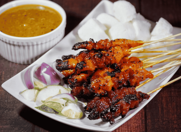 Satay grilled Skewered Meat Satay (grilled Skewered Meat)