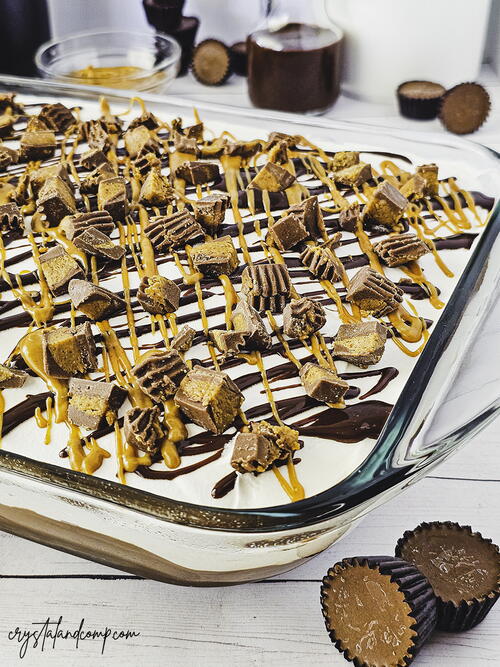 Peanut Butter Poke Cake Peanut Butter Poke Cake