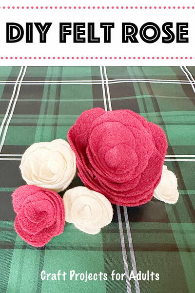 DIY Felt Rose DIY Felt Rose