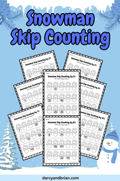 Snowman Skip Counting Snowman Skip Counting