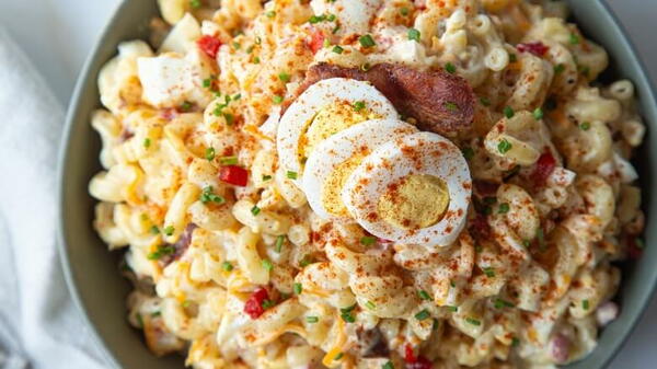 Deviled Egg Pasta Salad Deviled Egg Pasta Salad