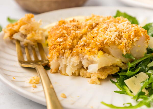 Baked Parmesan Crusted Cod Baked Parmesan Crusted Cod