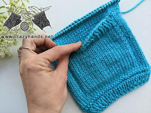 Knit Inset Pocket Knit Inset Pocket