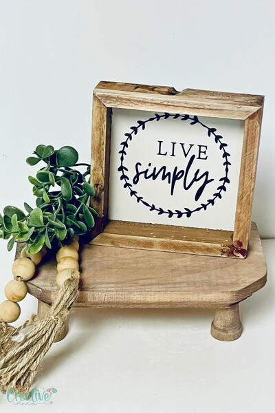 Farmhouse Wooden Riser Craft Farmhouse Wooden Riser Craft