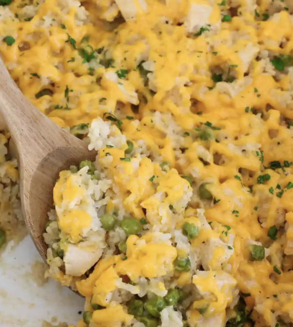 Cheesy Chicken And Rice Casserole Cheesy Chicken And Rice Casserole