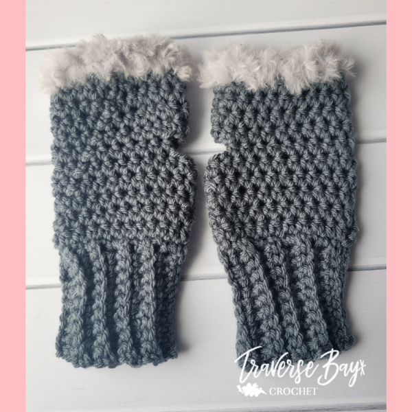 Faux Fur Fingerless Gloves Faux Fur Fingerless Gloves