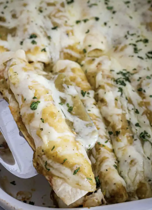 Green Chile Chicken Enchiladas Green Chile Chicken Enchiladas