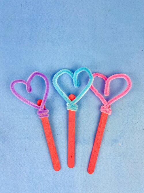 Diy Heart Bubble Wands Diy Heart Bubble Wands
