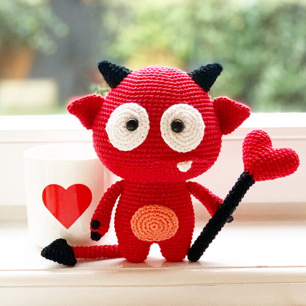 Love Devil A Free Valentines Day Crochet Pattern Love Devil A Free Valentine's Day Crochet Pattern
