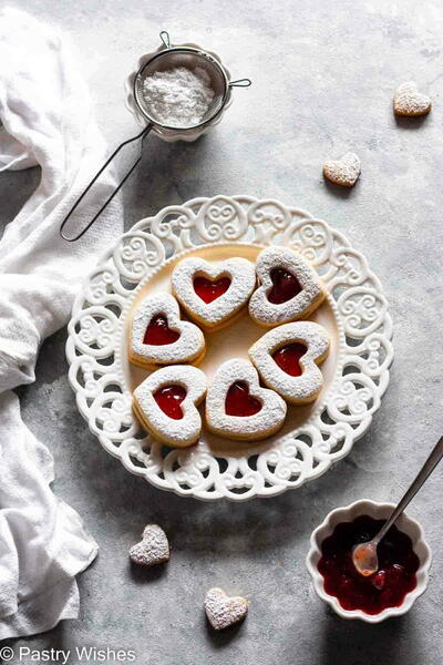 Easy Heart Jam Cookies Easy Heart Jam Cookies