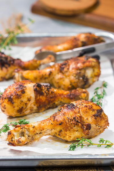 Crispy Baked Chicken Drumsticks Crispy Baked Chicken Drumsticks