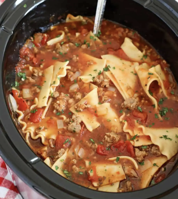 Slow Cooker Lasagna Soup Slow Cooker Lasagna Soup