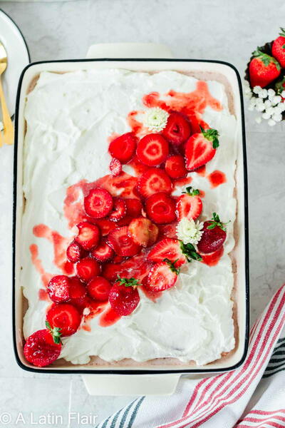 Easy Strawberry Tres Leches Cake Recipe Easy Strawberry Tres Leches Cake Recipe
