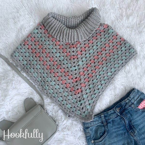 Kids Turtleneck Poncho Kids Turtleneck Poncho