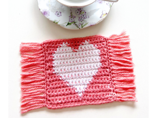 Cup Of Love Heart Coaster Cup Of Love Heart Coaster