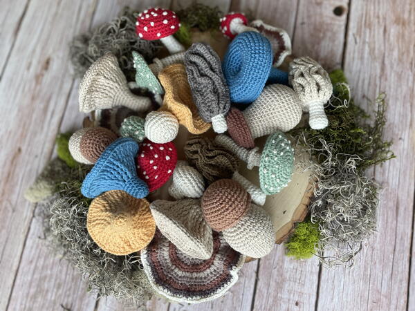 Mushroom Harvest Crochet Pattern Bundle Mushroom Harvest Crochet Pattern Bundle
