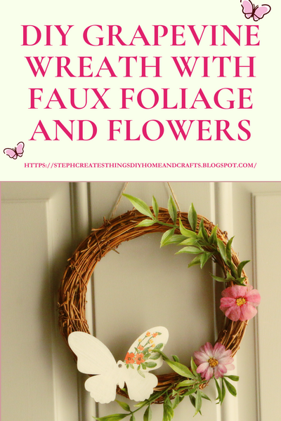 Diy Grapevine Wreath With Faux Foliage And Flowers Diy Grapevine Wreath With Faux Foliage And Flowers