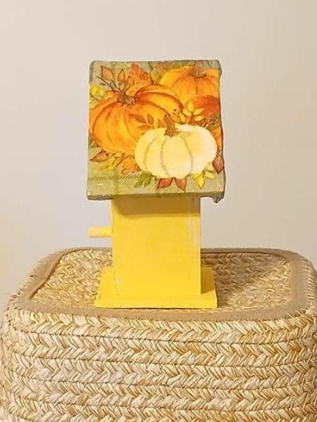 Napkin Art Birdhouse Napkin Art Birdhouse