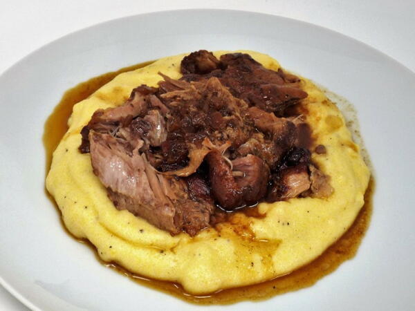 Slow Cooker Pork Agrodolce With Creamy Polenta Slow Cooker Pork Agrodolce With Creamy Polenta