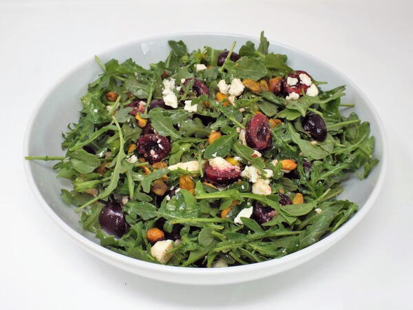 Sweet Cherry And Arugula Salad Sweet Cherry And Arugula Salad