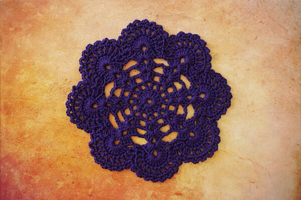 Cutesy Crochet Charm Coaster Cutesy Crochet Charm Coaster