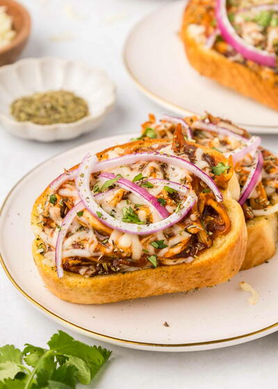 Bbq Chicken Garlic Toast Bbq Chicken Garlic Toast