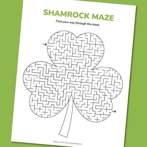 Shamrock Maze Shamrock Maze