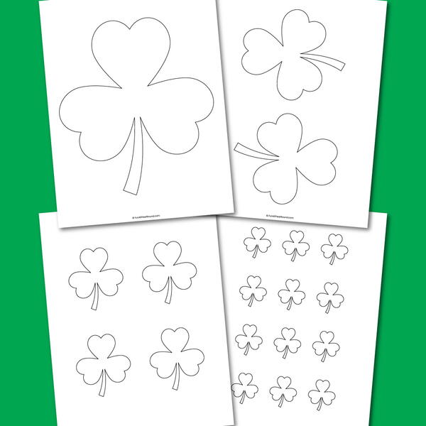 Shamrock Template Shamrock Template