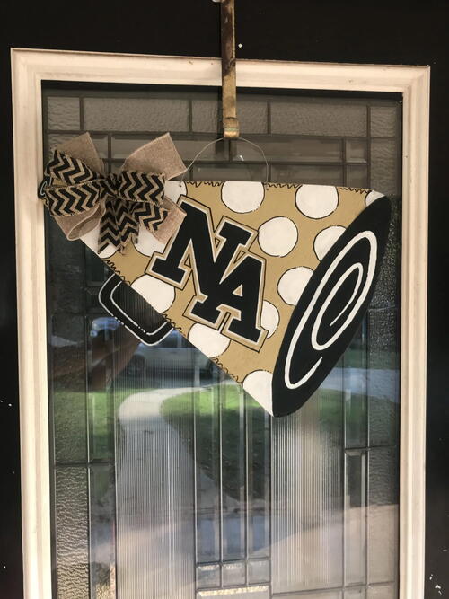 Diy Cheer Door Hanger Diy Cheer Door Hanger