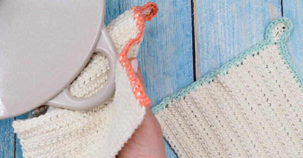 Easy Crochet Potholder Pattern Easy Crochet Potholder Pattern