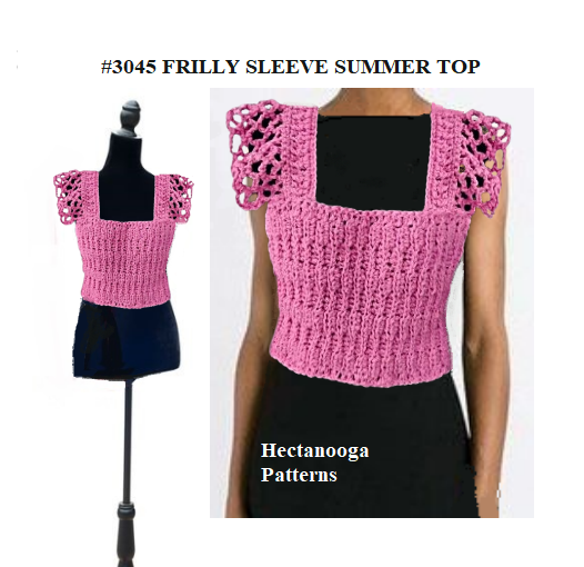 Frilly Sleeve Summer Top Frilly Sleeve Summer Top