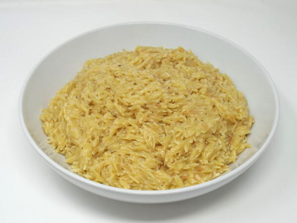Garlic And Asiago Orzo Pasta Garlic And Asiago Orzo Pasta