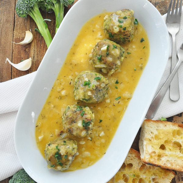 Legendary Broccoli meatballs In Spanish-style Onion Sauce Legendary Broccoli “meatballs” In Spanish-style Onion Sauce