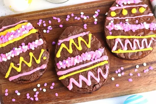 Easter Egg Brownies Easter Egg Brownies