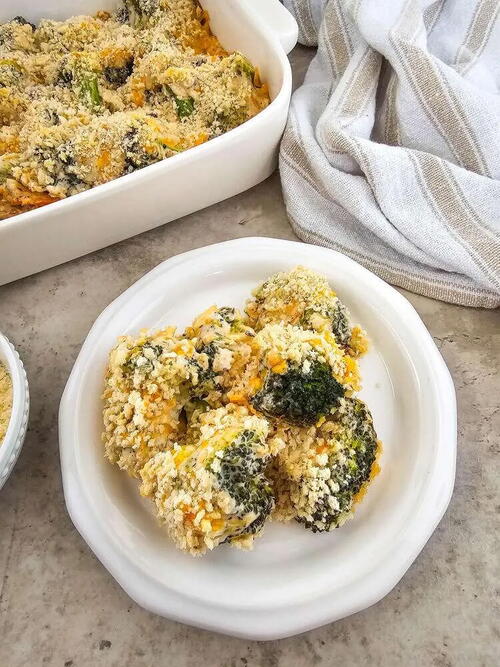 Cheese Broccoli Bake Cheese & Broccoli Bake
