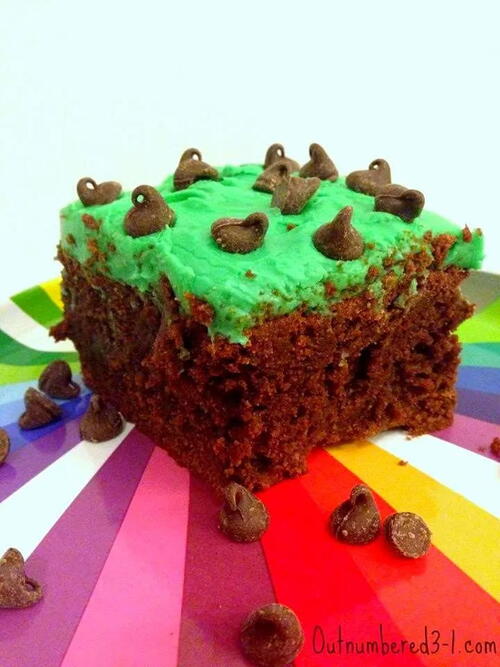 Mint Chocolate Cake Brownie Recipe Mint Chocolate Cake Brownie Recipe