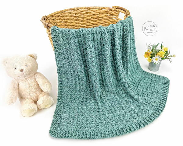 Serene Baby Blanket Crochet Pattern Serene Baby Blanket Crochet Pattern