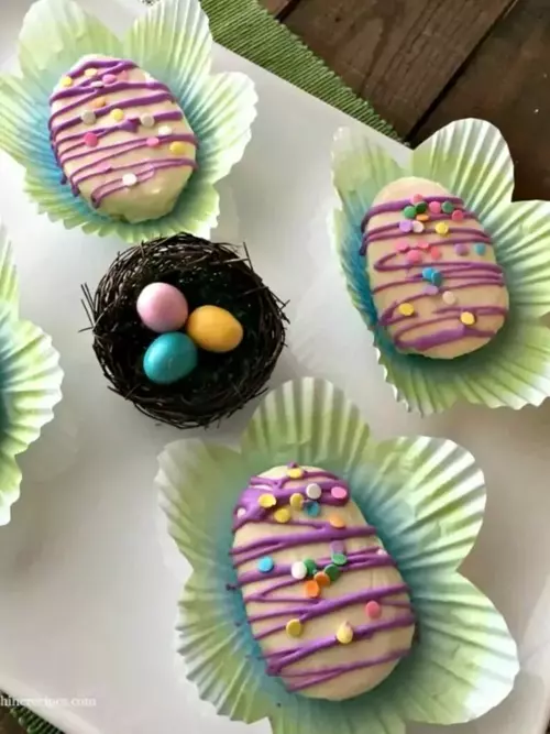 Mini Easter Egg Cakes Mini Easter Egg Cakes