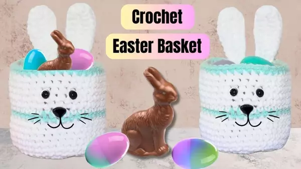 Crochet Easter Bunny Basket Pattern Crochet Easter Bunny Basket Pattern