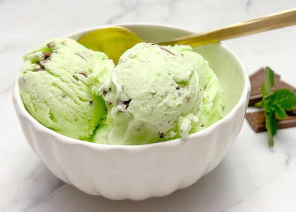 Homemade Mint Chocolate Chip Ice Cream Homemade Mint Chocolate Chip Ice Cream