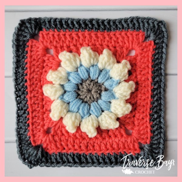 Color Burst Flower Granny Square Color Burst Flower Granny Square
