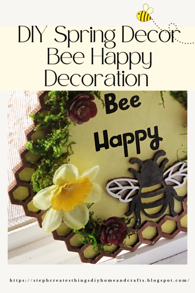 Diy Spring Decor Bee Happy Decoration Diy Spring Decor: Bee Happy Decoration