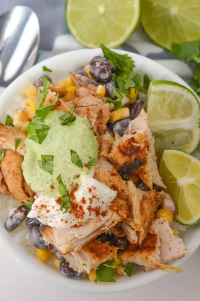 Street Corn Chicken Rice Bowl Street Corn Chicken Rice Bowl