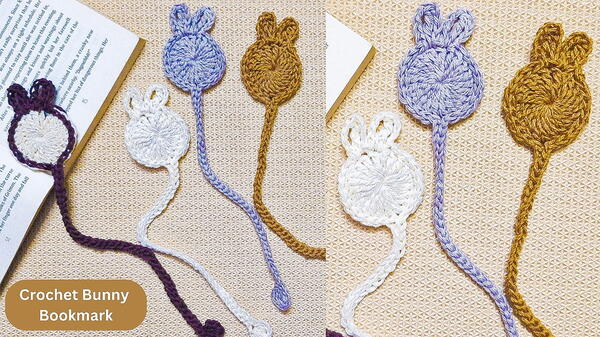 Super Easy And Quick Crochet Bunny Bookmark Part Of The 2025 International Crochet Month Blog Hop Super Easy And Quick Crochet Bunny Bookmark Part Of The 2025 International Crochet Month Blog Hop