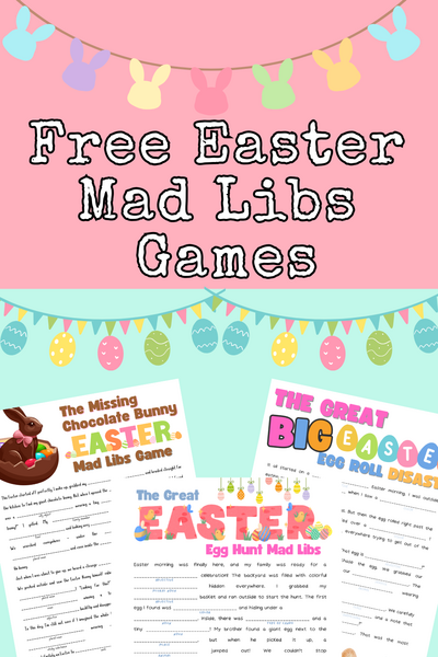 3 Free Easter Mad Libs Printable Games 3 Free Easter Mad Libs Printable Games