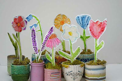 Paper Mache Flowers