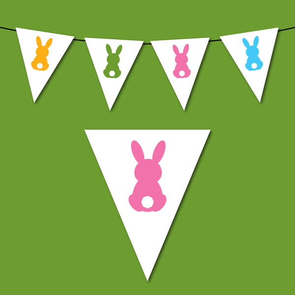 Easter Bunny Bunting Easter Bunny Bunting